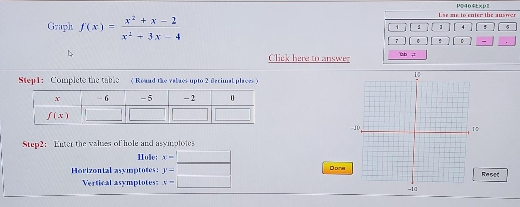 Solved Graph f(x) = Step1: Complete the table X f(x) - 6 x² | Chegg.com