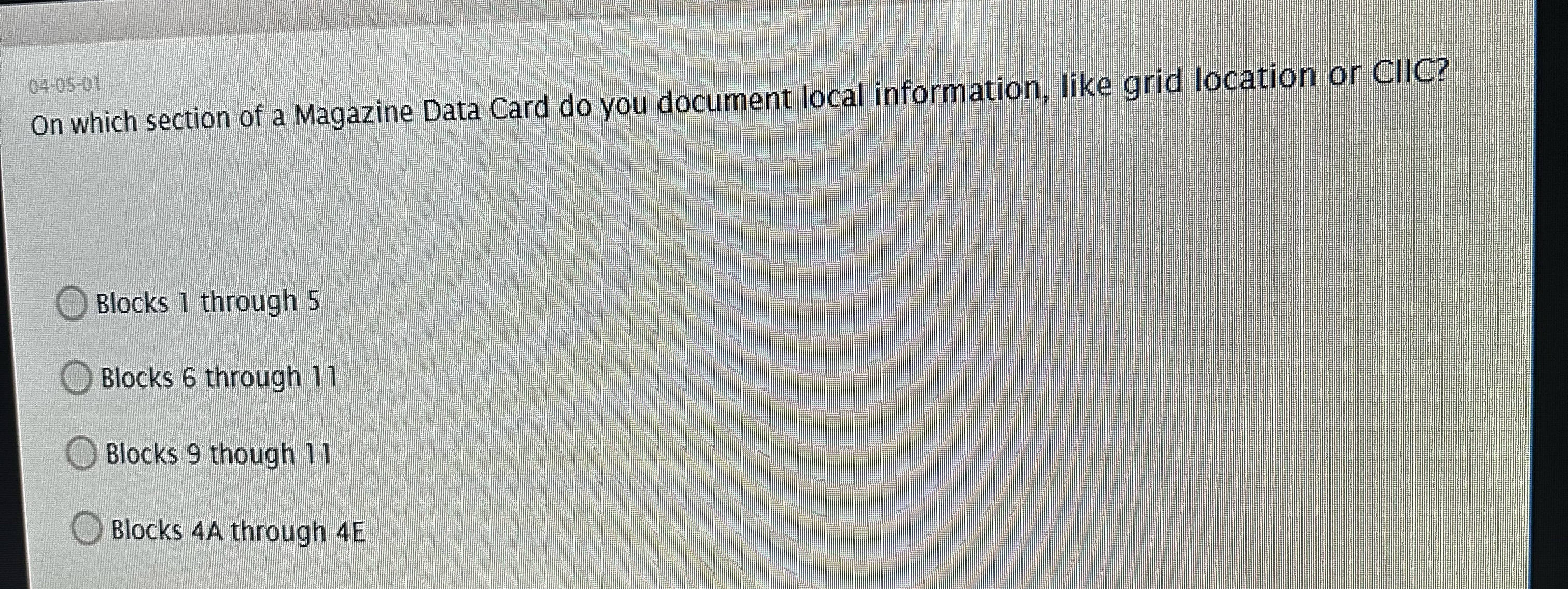 Solved On which section of a Magazine Data Card do you | Chegg.com