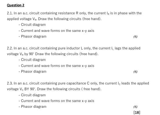 Solved Question 1 1.1. Describe the difference between a | Chegg.com
