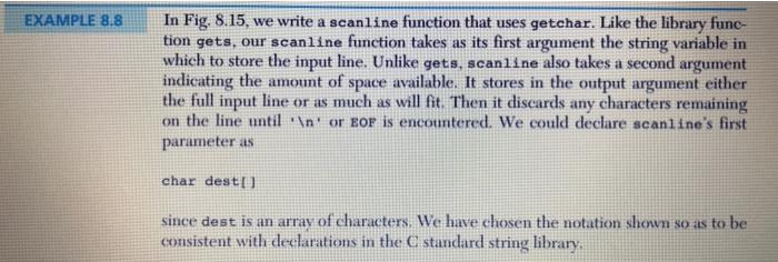 Solved EXAMPLE 8.8 In Fig. 8.15, we write a scanline | Chegg.com