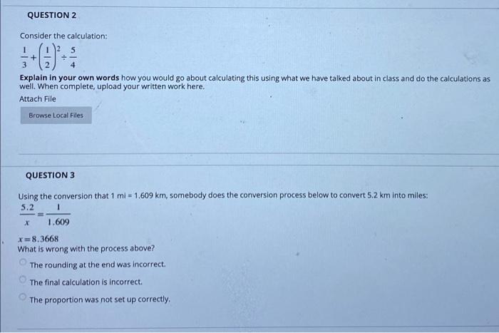 Solved QUESTION 2 Consider the calculation Explain in your Chegg