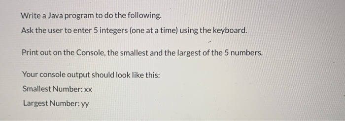 Solved Write a Java program to do the following. Ask the | Chegg.com