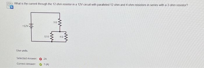 Solved What is the current through the 4ohm resistor? Use | Chegg.com