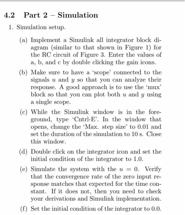 Solved 4 2 part 2 simulation 1 simulation setup a chegg