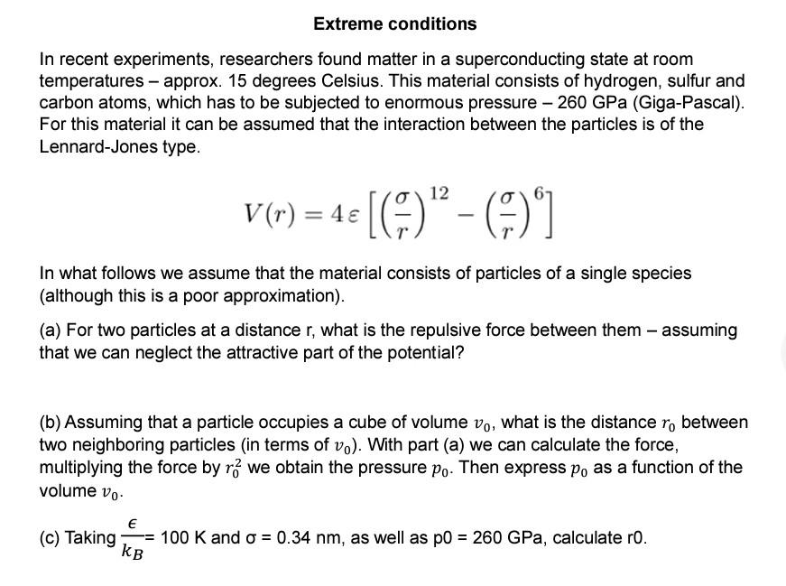 Solved In recent experiments, researchers found matter in a | Chegg.com