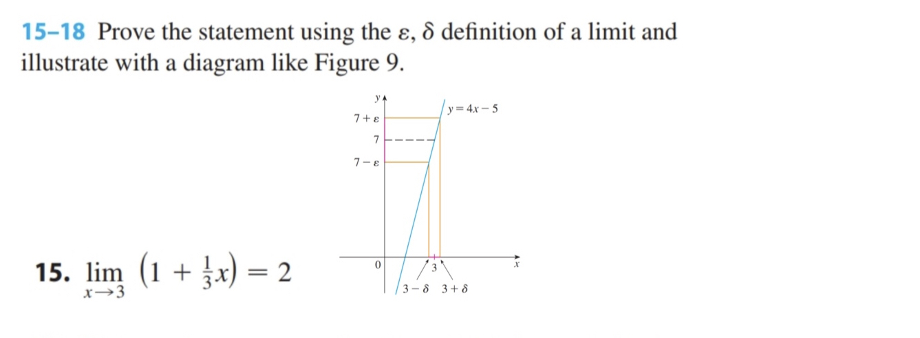 Solved 15-18 ﻿Prove the statement using the ε,δ ﻿definition | Chegg.com