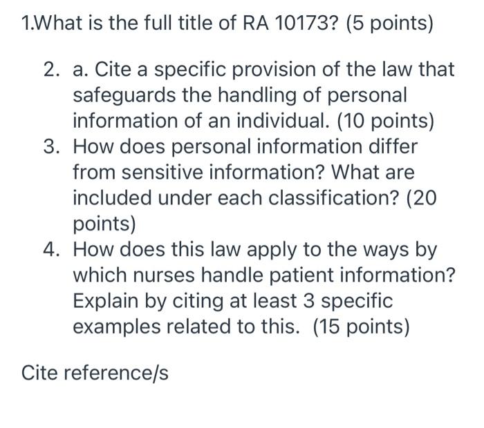 solved-1-what-is-the-full-title-of-ra-10173-5-points-2-chegg