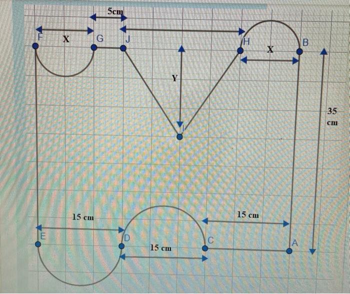 Solved For the figures shown below: 1. Calculate the Area of | Chegg.com
