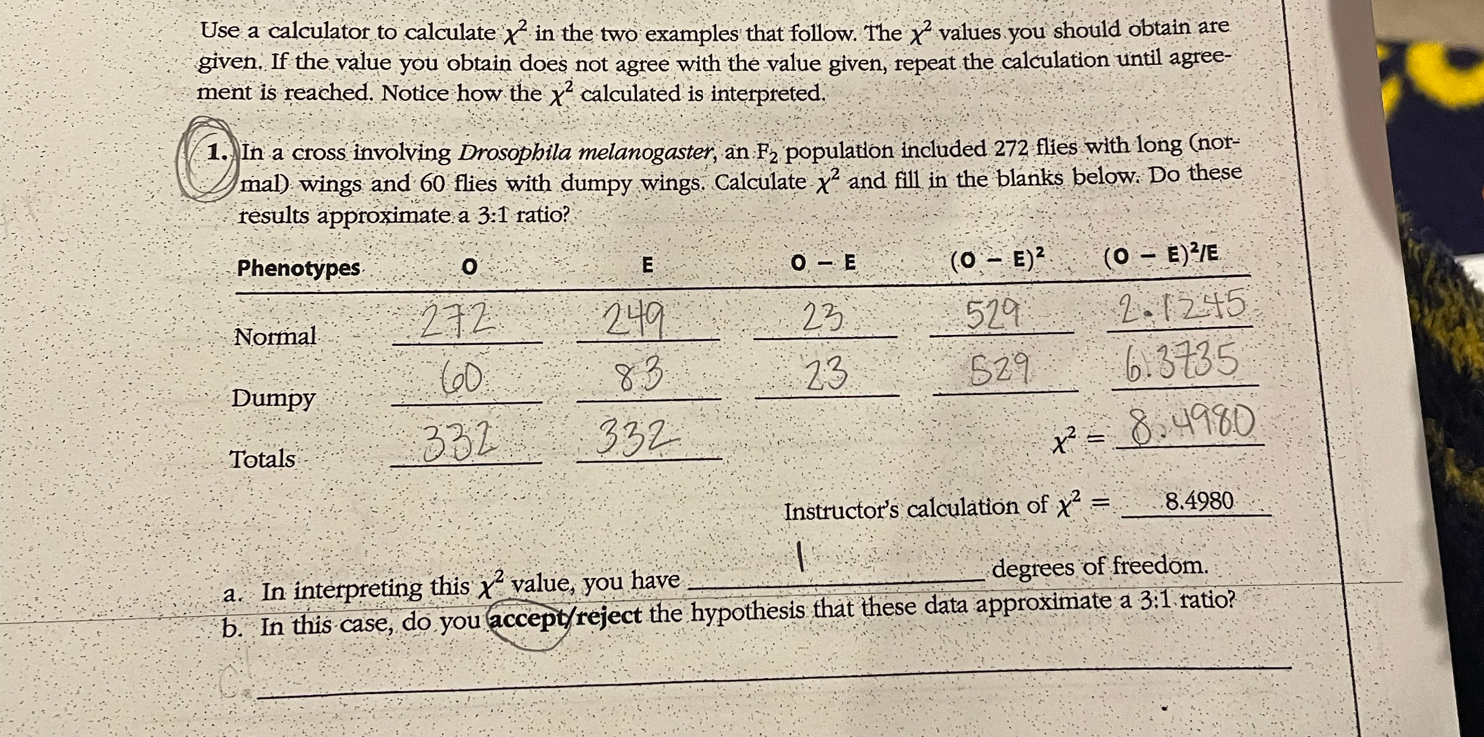 Solved Use a calculato to calculate χ2 ﻿in the two examples | Chegg.com