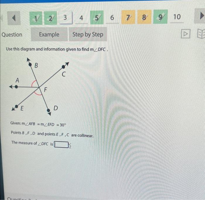 Solved Question A ΚΕ E B 2 3 Example Use this diagram and | Chegg.com