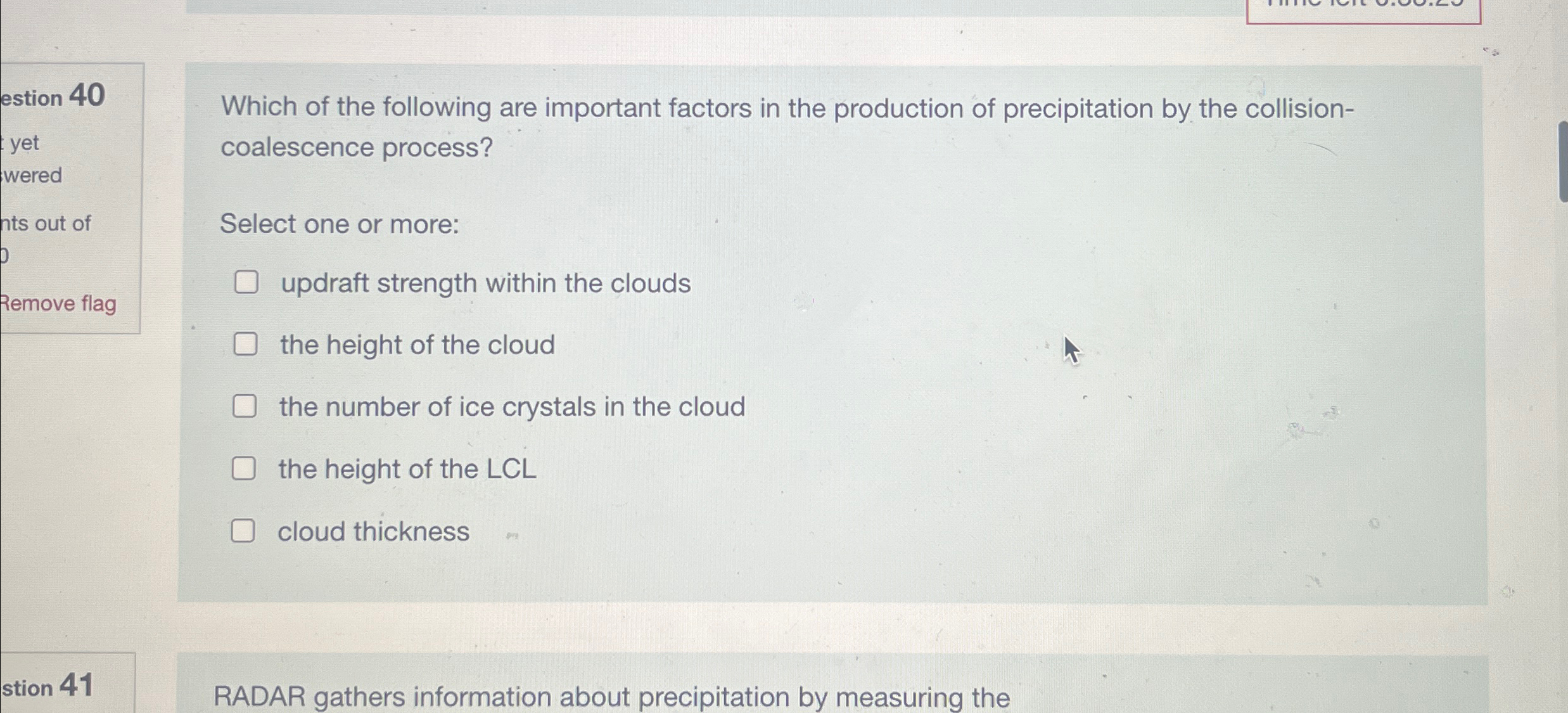 Solved Which of the following are important factors in the | Chegg.com