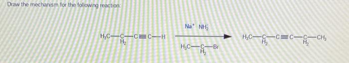 Solved Draw the mechanism for the following reaction: | Chegg.com