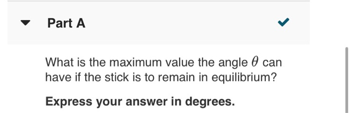 Solved One end of a uniform meter stick is placed against a | Chegg.com