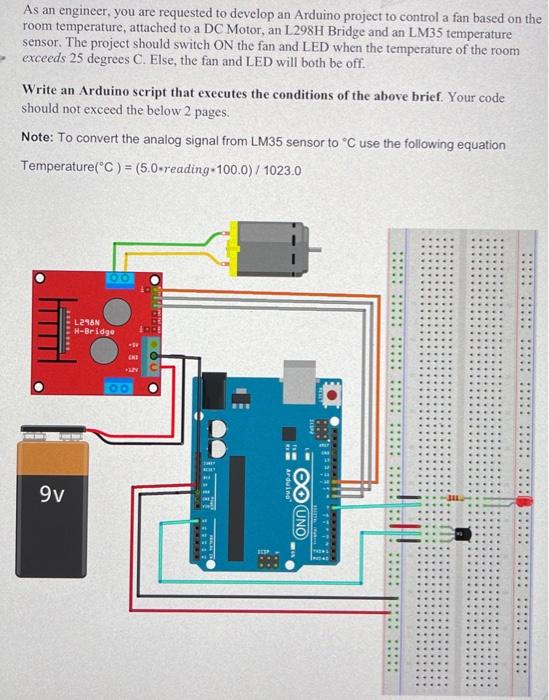 Room-temperature monitor using Arduino and the LM35 sensor