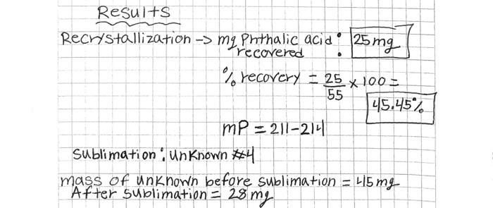 Solved what is the identity of the unknown according to the | Chegg.com