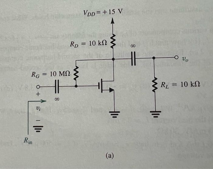 Solved 96.10 Consider the amplifier circuit of Fig. 6.16(a) | Chegg.com