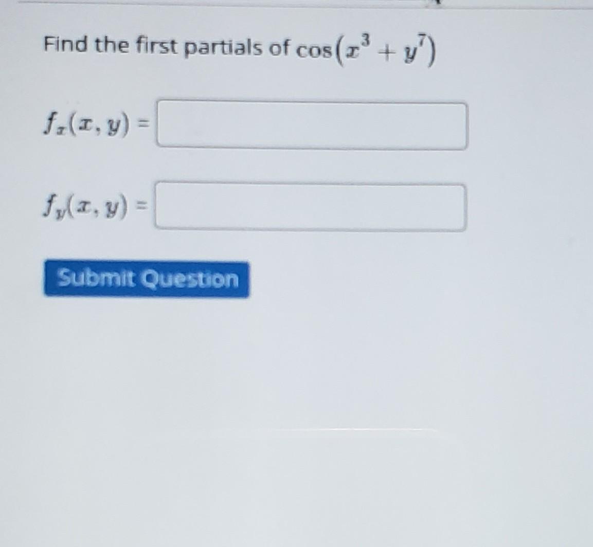 Solved Given F X Y 4x4 Xy2−2y6 Fx X Y Fy X Y Question