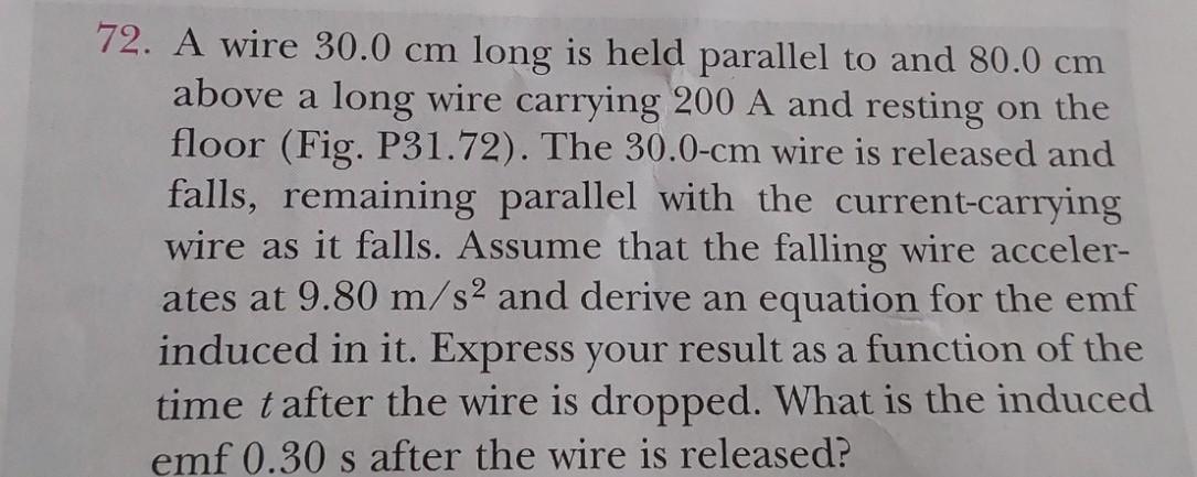 A 35 foot wire is secured