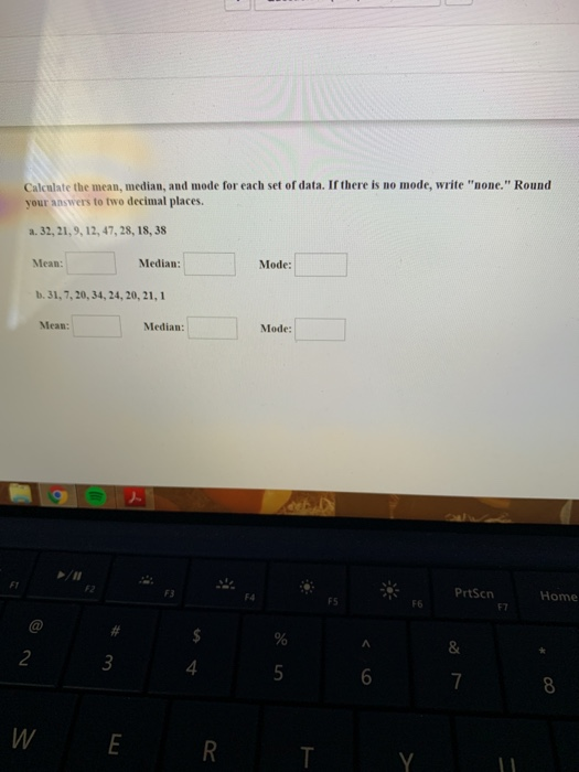 Solved Calculate the mean, median, and mode for each set of | Chegg.com