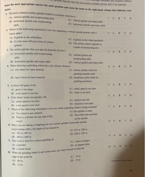 Solved Workbook for Technology of Machine Tools Page 110, | Chegg.com