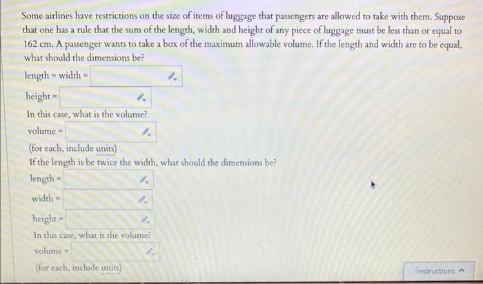 solved-some-airlines-have-restrictions-on-the-size-of-items-chegg