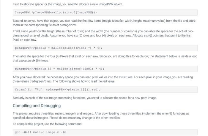 Solved Overview This goal of this project is to use your | Chegg.com