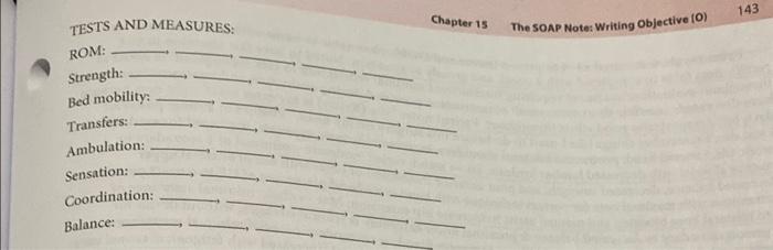 Solved 20. Cervical spine AROM: (B) rotation 11∗c pain in | Chegg.com