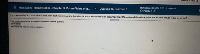 Solved WE = Homework: Homework 6 - Chapter 5: Future Value | Chegg.com