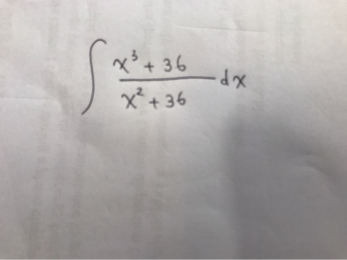 Solved 36 X+36 xP- | Chegg.com
