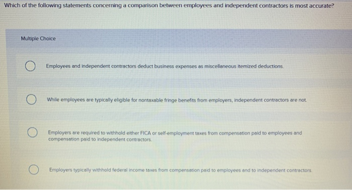 Solved Which of the following statements concerning a | Chegg.com