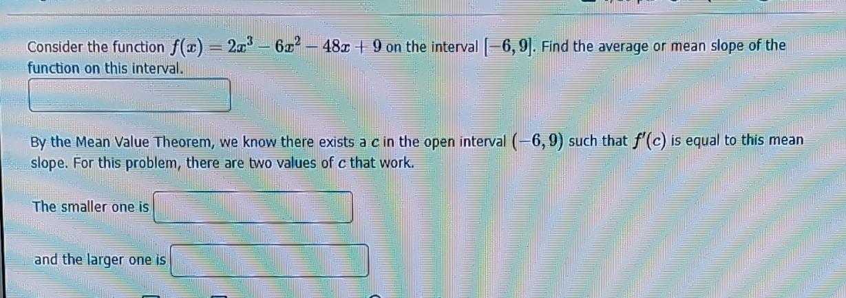 Solved Consider The Function F X 2x3−6x2−48x 9 On The