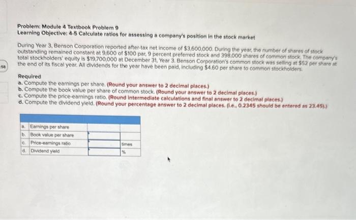 Solved Problem: Module 4 Textbook Problem 9 Learning | Chegg.com