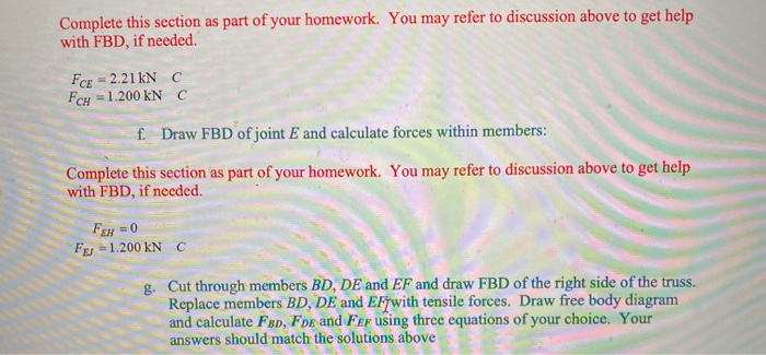 Complete this section as part of your homework. You | Chegg.com