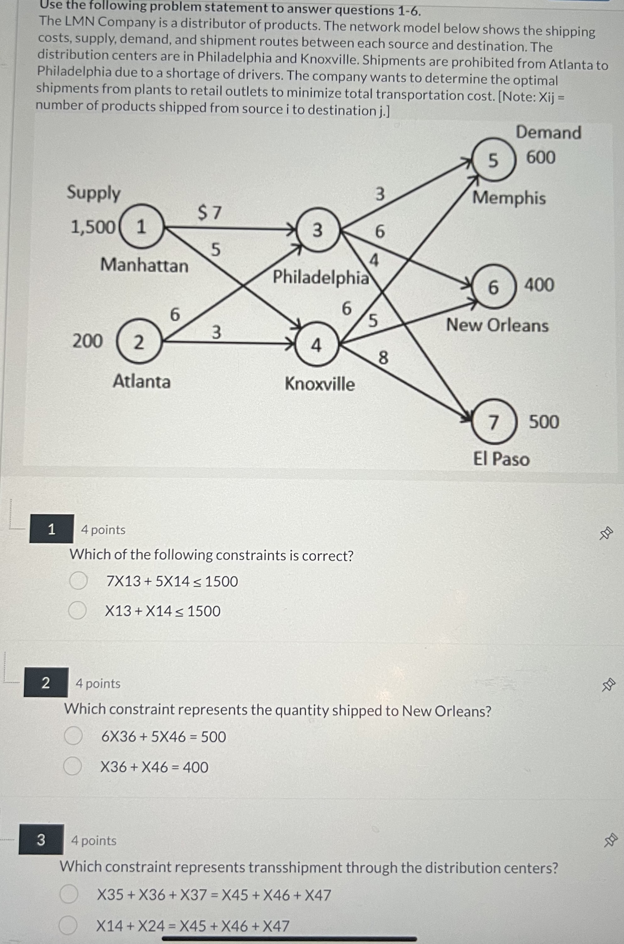 Solved Use the following problem statement to answer | Chegg.com
