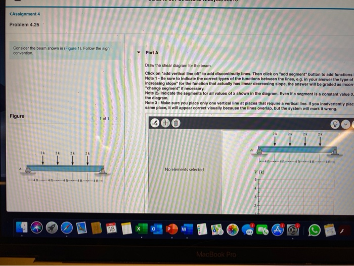 Solved Assignment 4 Problem 4.25 Consider the beam shown in | Chegg.com