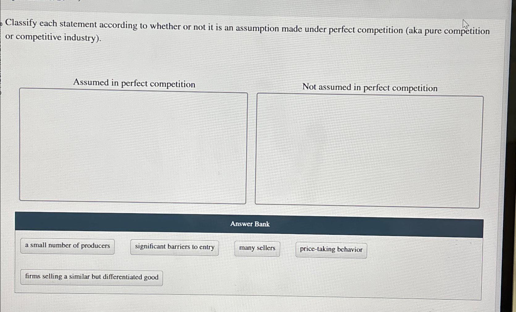 Solved Classify each statement according to whether or not | Chegg.com