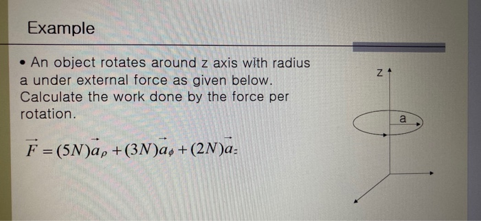 Solved Example Zt • An object rotates around z axis with | Chegg.com