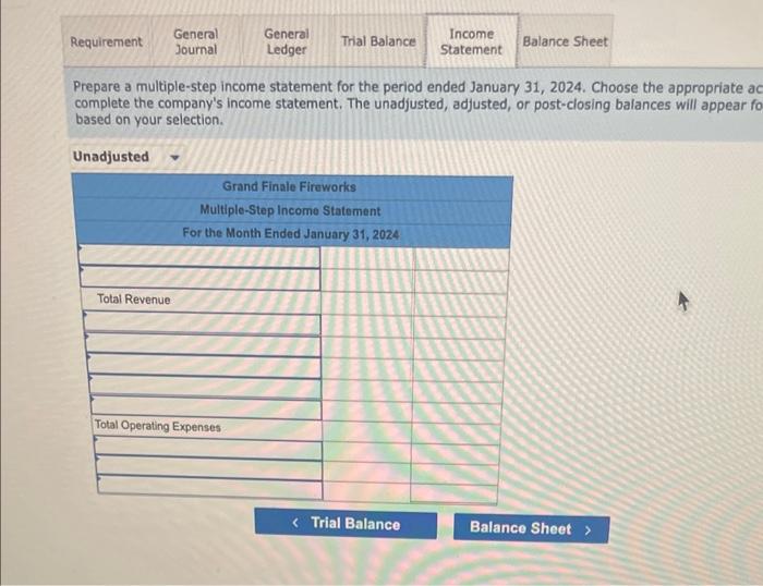 Solved On January 1 2024 The General Ledger Of Grand Chegg Com   Image