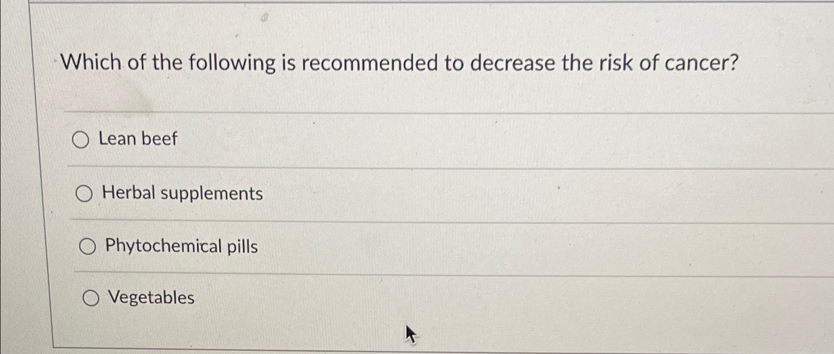 Solved Which of the following is recommended to decrease the | Chegg.com