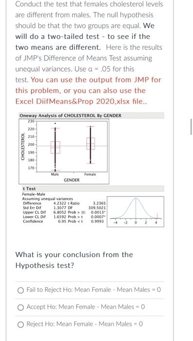 Solved Two Sample Mean Problem. This problem focuses on a | Chegg.com