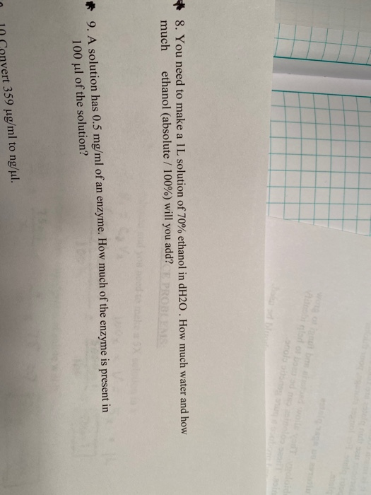 Solved Ed Sol 8 You Need To Make A 1L Solution Of 70 Chegg solved-ed-sol-8-you-need-to-make-a-1l-solution-of-70-chegg