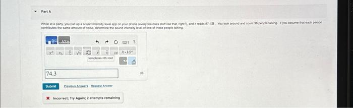 Solved x incorrect; Try Again; 2 attempts remaining | Chegg.com