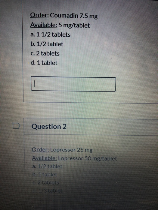 Coumadin Tablet 5 Mg