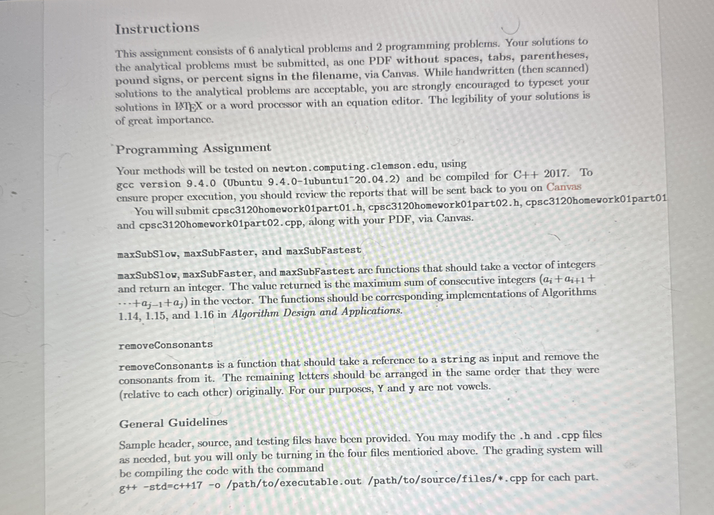 InstructionsThis assignment consists of 6 ﻿analytical | Chegg.com