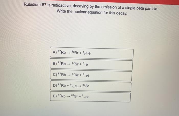 Rubidium 87 deals