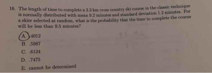 Solved i need the work shown for this, i know the answer is | Chegg.com