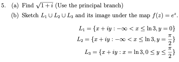 Solved I NEED PART B!!!(a) ﻿Find 1+i2 (Use the principal | Chegg.com