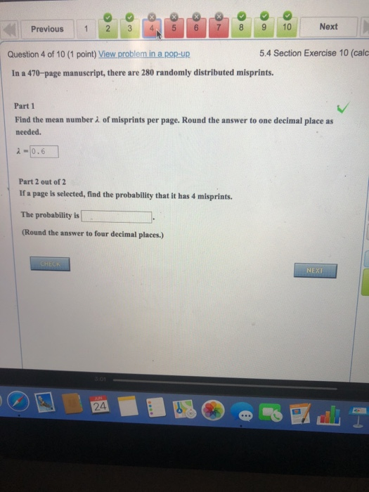 Solved Question 7 of 10 (1 point) View problem in a pop-up | Chegg.com