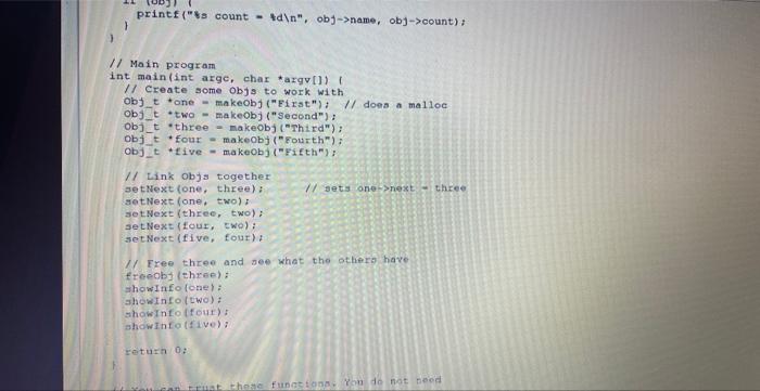 Read the comments and evaluate the reference count | Chegg.com