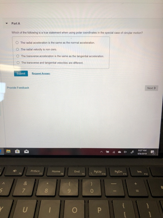 Solved Part A Which of the following is a true statement | Chegg.com